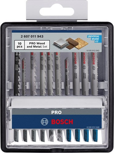 Bosch accessoires pro ensemble bois et métal | 100 mm | 10 pièces - 2607011943