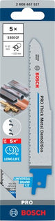 Bosch accessoires lame de scie alternative s 930 cf endurance pour métaux lourds 5 pièces - 2608657527