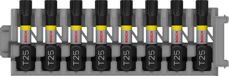 Imp bosch accessoires embout à vis act control t25, 25 mm 8x - 2608522381