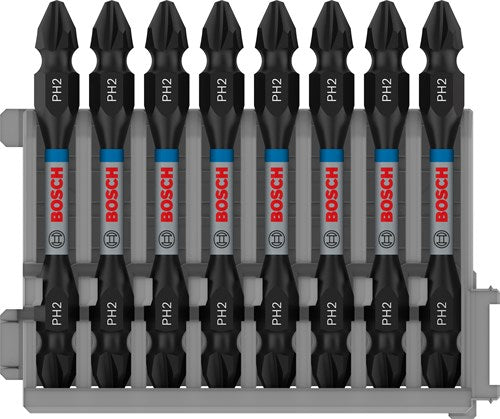 Imp bosch accessoires embout à vis double face act control ph2, 65 mm 8x - 2608522337