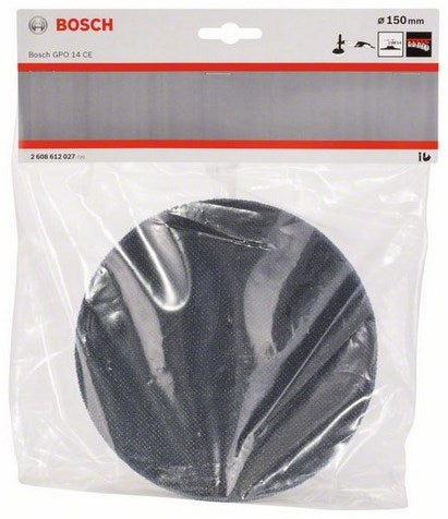 Plateau support Bosch m 14 - ø 150 mm - avec fermeture Velcro