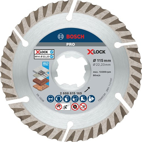 Bosch Accessories 2608615165 disque à tronçonner diamanté diamètre 115 mm 1 pièce(s)
