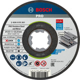 Bosch accessoires x-lock meule étain 10x standard pour acier inoxydable 10x115x1x22,23mm, droit - 1 pièce(s) - 2608619266