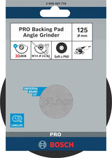 Bosch accessoires x-lock support pour disques fibre 125 mm souple - 1 pièce(s) - 2608601714