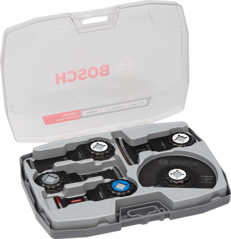 Bosch – outils multifonctions professionnels, accessoires, jeu de scies, 5 pièces (2608669093), starlock + étui