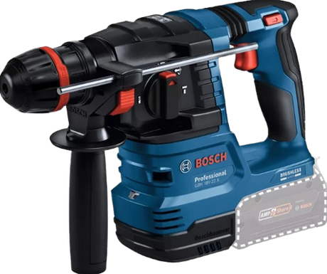 Bosch blauw gbh 18v-22 x professional accu boorhamer | onechuck | zonder accu's en lader - 0611924100