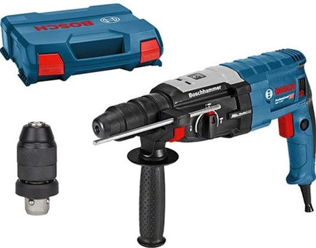 Bosch bleu gbh 2-28 f marteau combiné SDS-plus + mandrin sans clé en étui - 0611267600