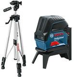 Laser ligne professionnel Bosch bleu gcl 2-15 + trépied bt 150 - 06159940fv