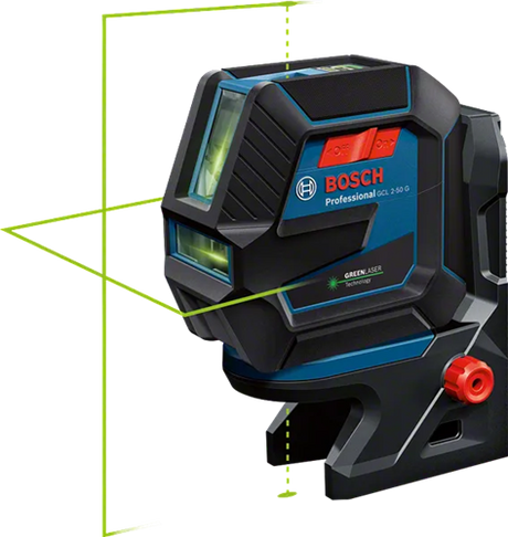 Laser combiné professionnel Bosch bleu gcl 2-50 g | y compris trépied de chantier bt 150 - 0601066m01