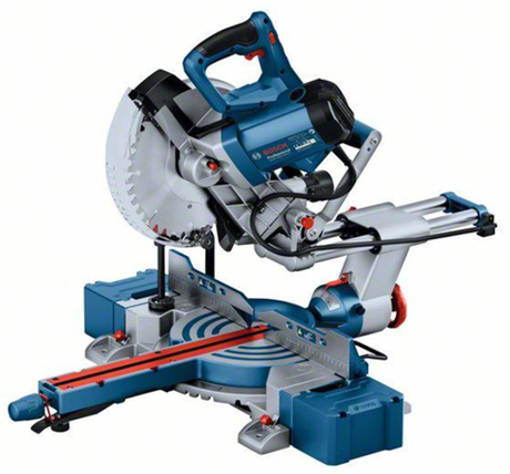 Bosch blauw bosch professional gcm 305-254 d afkortzaag - 1500 watt - inclusief zaagblad standaard voor hout, 2x steun, stofzak, klem
