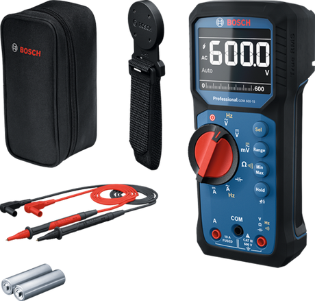 Multimètre professionnel Bosch bleu GDM 600-15 + support magnétique MH1 - 0601077301