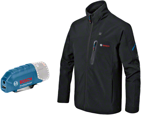 Bosch bleu ghj 12 + 18v xa | veste chauffante taille 3xl | sans chargeur de batterie - 06188000e2