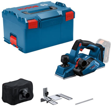 Bosch blauw gho 18v-26 professional | accu schaafmachine | excl. accu en lader | in l-boxx 238 - 06015b5000