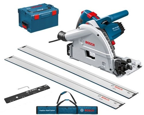 Scie plongeante Bosch bleue gkt 55 gce | 2x rails de guidage | en l-boxx - 0615990ea8