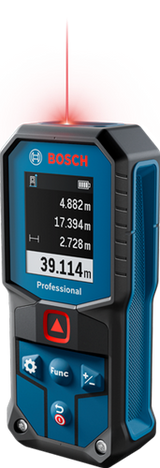 Télémètre laser Bosch bleu glm 40-31 | 2 piles 1,5v lr6 (aa) + coffret de rangement - 0601075000