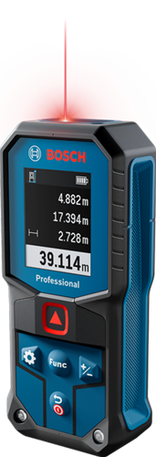 Télémètre laser Bosch bleu glm 40-31 | 2 piles 1,5v lr6 (aa) + coffret de rangement - 0601075000