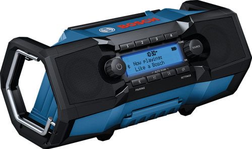 Radio à batterie Bosch bleue gpb 18v-3sc | FM, DAB+ et Bluetooth | sans piles ni chargeur - 06014a3300