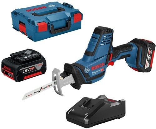 Scie alternative à batterie professionnelle Bosch blue gsa 18 v-li c 5,0 ah | en l-boxx - 06016a5002