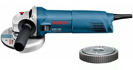 Meuleuse d'angle Bosch bleue gws 1400 | 1 400w + écrou de serrage sds clic - 0601824802