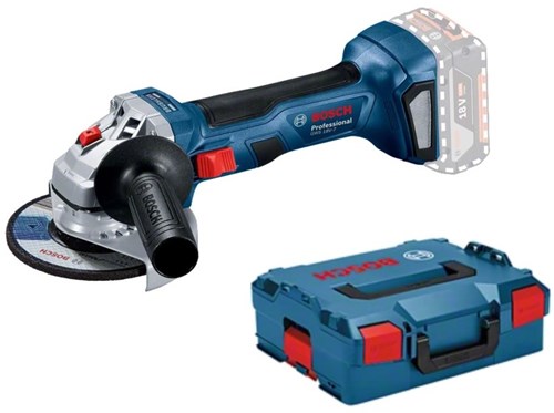 Bosch blue gws 18v-7 meuleuse d'angle sans fil professionnelle 18v solo en l-boxx | sans piles ni chargeur - 06019h9002