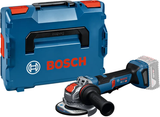 Meuleuse d'angle professionnelle sans fil Bosch blue gwx 18v-11 ps | x-verrouillage | 125 mm | sans batteries ni chargeur en l-boxx - 06019n4400