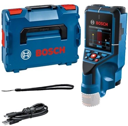 Bosch blauw bosch professional d-tect 200 c accu muurscanner 200mm 12v basic body in l-boxx - 0601081608