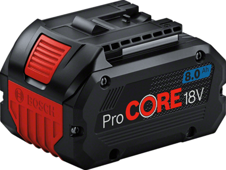 Batterie professionnelle Bosch blue procore 18v 8,0 ah performance 8,0ah - 1600a016gk