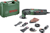 Outil multifonction Bosch vert pmf 220 ce dans un étui incl. set d'accessoires - 220w - 0603102001