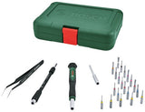 Jeu de tournevis de précision Bosch vert | 24 pièces - 1600a039ht