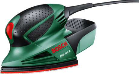 Ponceuse multi Bosch psm 100 a - filaire - 3 feuilles abrasives - 100 w