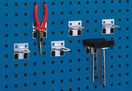 Bott u-houder | b60xd31 mm | verzinkt | geschikt voor geperforeerde platen | 5 stuks in zak - 14010015 - 14010015