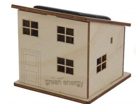 Kit de construction Solexpert - maison avec panneau solaire