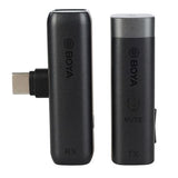 Boya 2,4 ghz daspeld microphone sans fil by-wm3u pour usb-c
