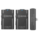 Boya 2,4 ghz duo lavalier microphone sans fil by-wm4 pro-k6 pour Android