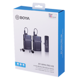 Boya 2,4 ghz duo lavalier microphone sans fil by-wm4 pro-k6 pour Android