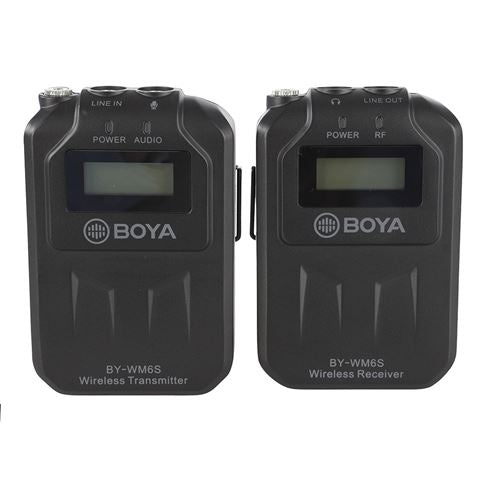 Boya UHF-Duo Lavalier Mikrofon Wireless BY-WM6s