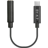 Adaptador universal Boya BY-K7 3.5 mm TRS a USB-C para DJI Osmo Action