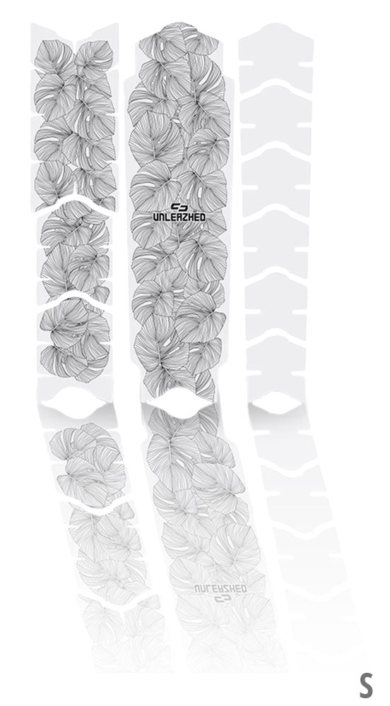 Unleazhed Unscratch - Film de protection du cadre Monstera blanc mat