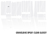 Unleazhed Unscratch - Film de protection pour cadre de vélo de gravier bpg01 transparent