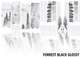 Unleazhed Unscratch - Film de protection de cadre pour vélo gravel bpg01 noir forêt