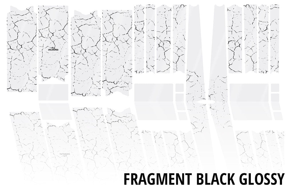 Unleazhed unscratch - film de protection de cadre vélo gravel bpg01 fragment noir