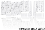 Unleazhed unscratch - film de protection de cadre vélo gravel bpg01 fragment noir