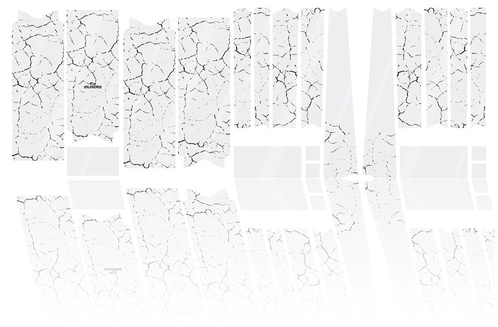 Unleazhed unscratch - film de protection de cadre vélo gravel bpg01 fragment noir
