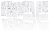 Unleazhed unscratch - film de protection de cadre vélo gravel bpg01 fragment noir