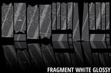 Unleazhed Unscratch - Film de protection de cadre pour vélo gravel bpg01 fragment blanc