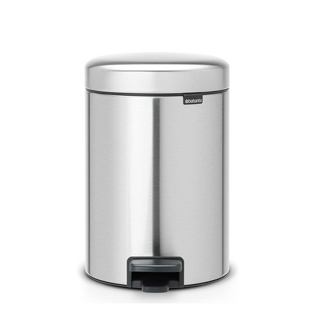 Brabantia newicon poubelle à pédale 3l acier mat