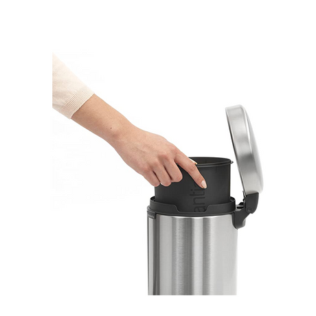 Brabantia newicon poubelle à pédale 3l acier mat