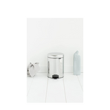 Brabantia pedaalemmer newicon 5 liter brilliant steel