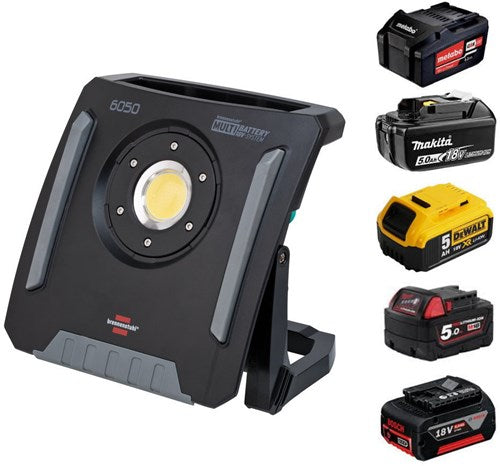Brennerstuhl 1173140600 | lampe de construction à LED multi-batterie | hybride | 6050mh | 6200 ml | IP65 | sans batterie - 1173140600