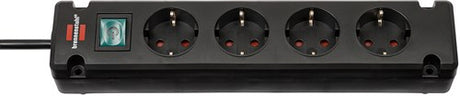 Brennerstuhl Bremounta multiprise 4 prises 1,5 m câble noir